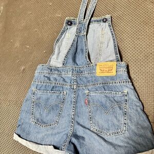 Levi’s Blue Denim short Overalls